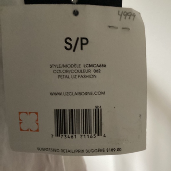 Liz Claiborne Taupe Long Rain Coat - Picture 2 of 9